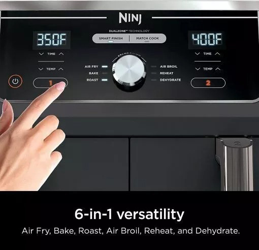 🔥XL 2-Basket Air Fryer with 6 Functions🔥