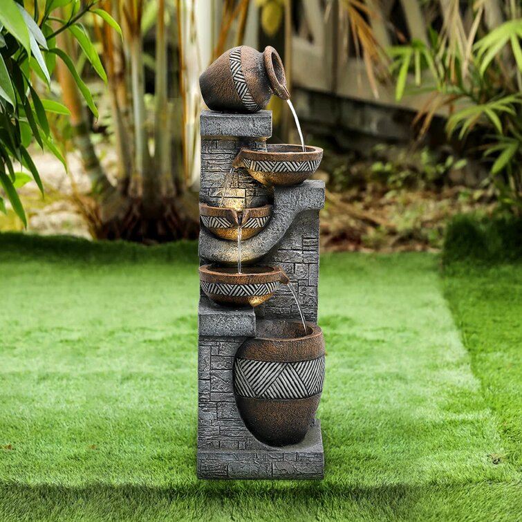 🔥Spring Clearance Sale-Parkin Resin Fountain with Light