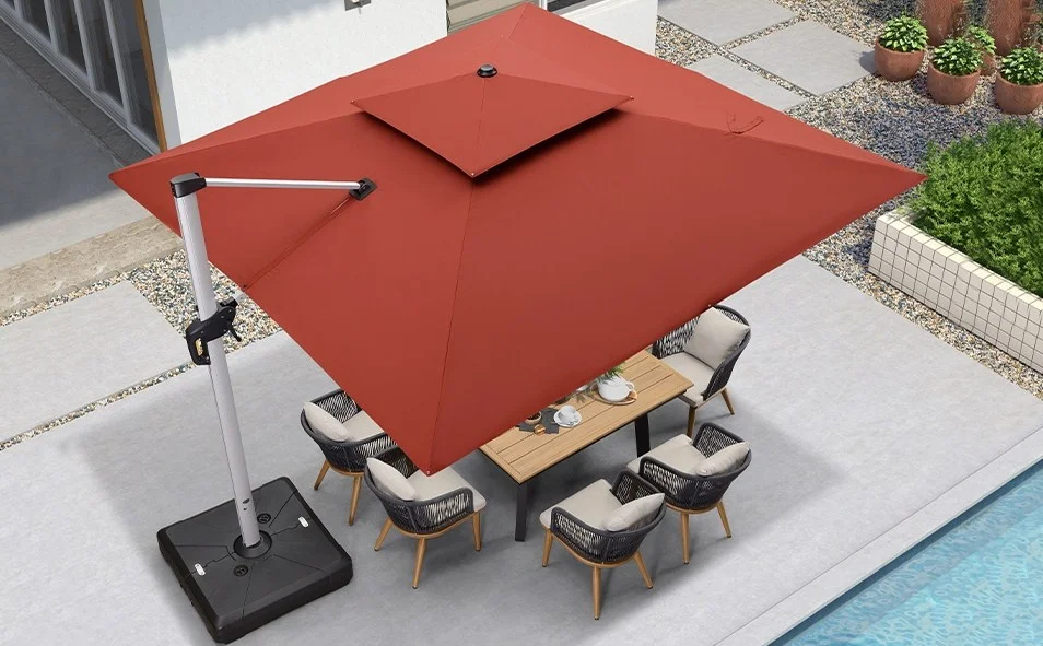 Limit one piece per personš„Clearanceš„Solar Powered LED Patio Umbrellaš„ free shipping