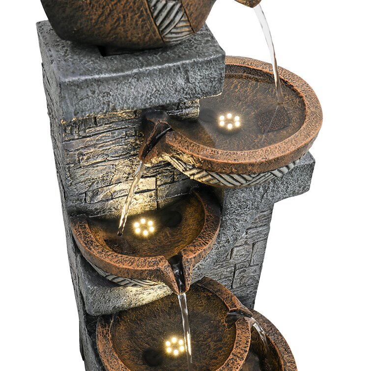 🔥Spring Clearance Sale-Parkin Resin Fountain with Light