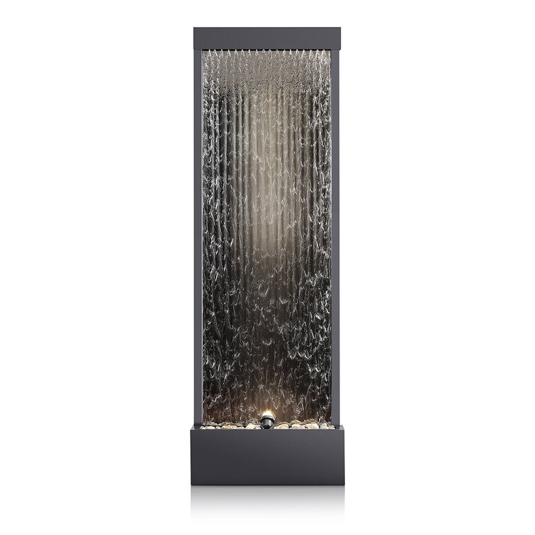 🔥Spring Clearance Sale-Mirror Waterfall Fountain With Stones and Light