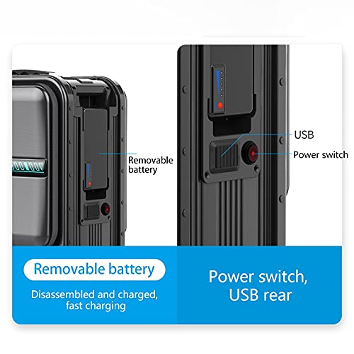 (Free Shipping)Expandable Luggage 20 Inches Auto Following Smart Suitcase With Built-in TSA Lock And USB Phone Charger Port Obstacle Avoidance System