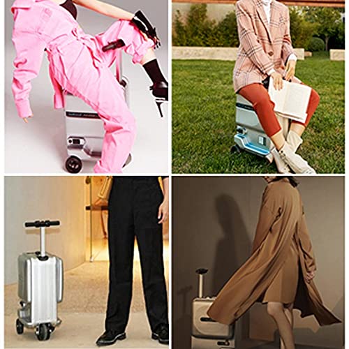 (Free Shipping)Expandable Luggage 20 Inches Auto Following Smart Suitcase With Built-in TSA Lock And USB Phone Charger Port Obstacle Avoidance System