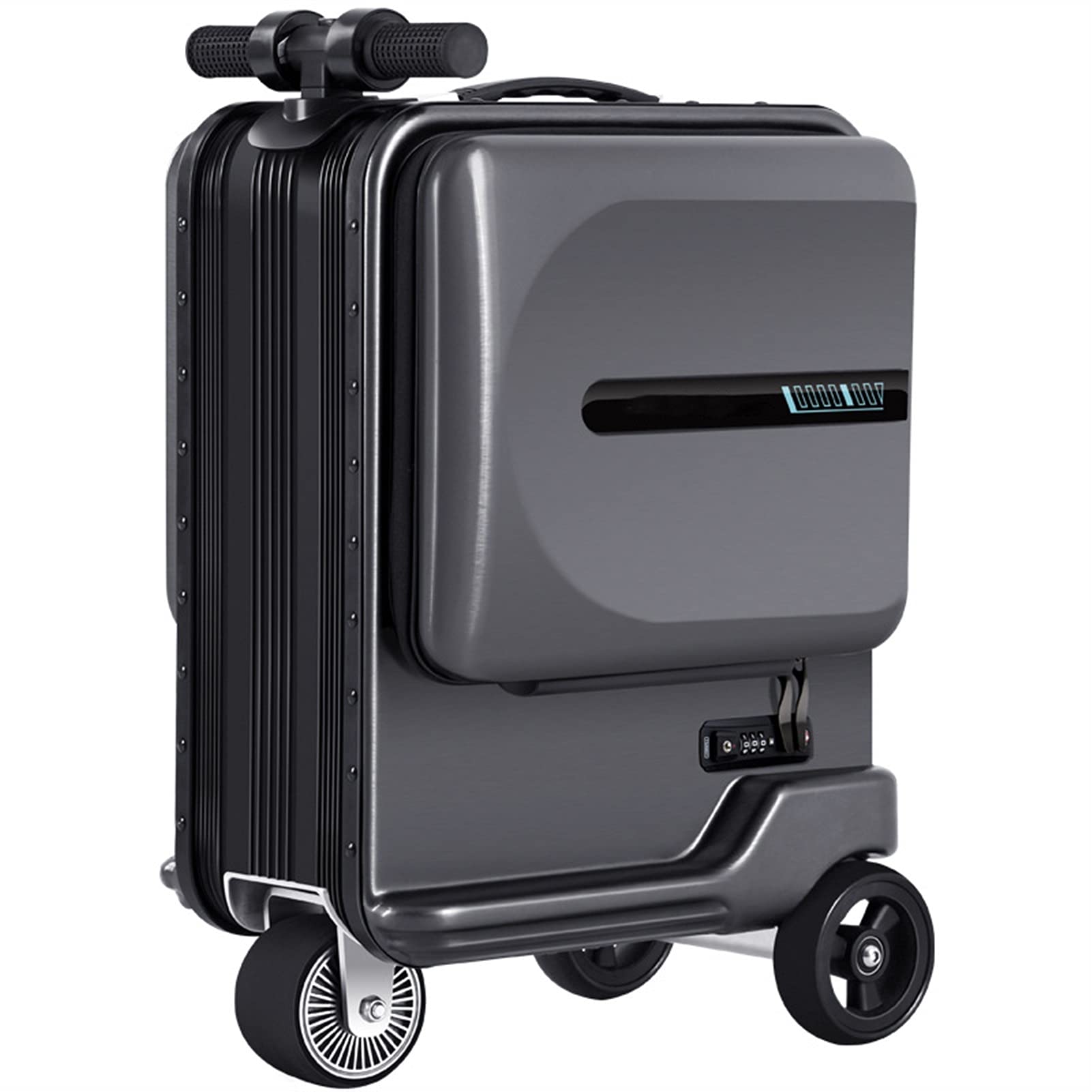 (Free Shipping)Expandable Luggage 20 Inches Auto Following Smart Suitcase With Built-in TSA Lock And USB Phone Charger Port Obstacle Avoidance System
