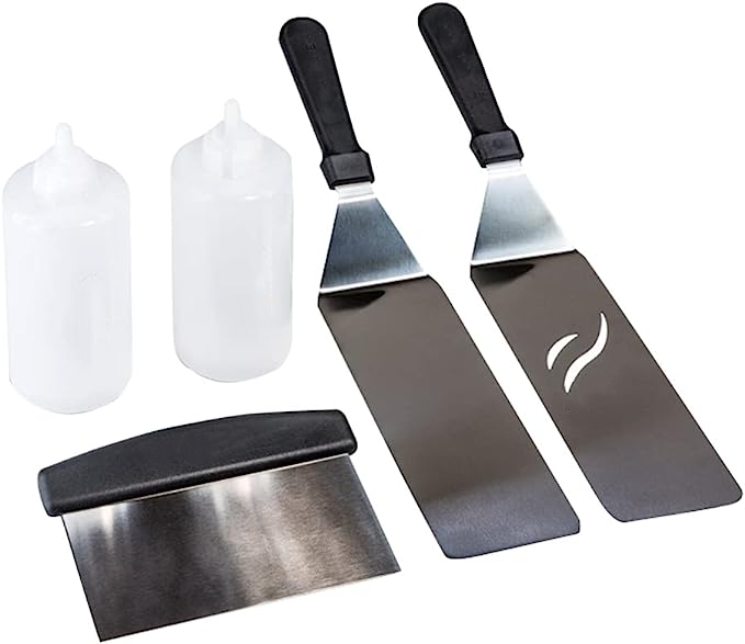 36-Inch Griddle Cooking Station+Grill & Griddle Kit 8 Pieces +Flat top Griddle Professional Grade Accessory Tool Kit (5 Pieces) +600D Polyester Heavy Duty Flat top Gas Grill Cover