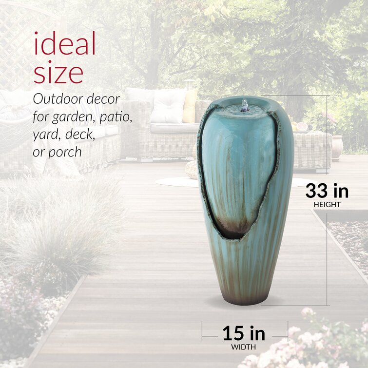 🔥Spring Clearance Sale-Gallien Fiberglass Fountain with Light