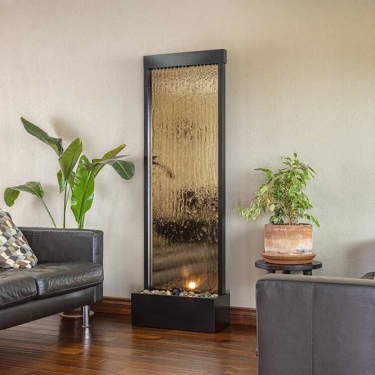 🔥Spring Clearance Sale-Mirror Waterfall Fountain With Stones and Light