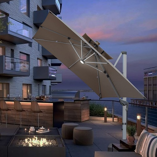 Limit one piece per personš„Clearanceš„Solar Powered LED Patio Umbrellaš„ free shipping