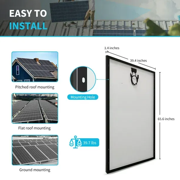 320 Watt Monocrystalline Solar Panel-5-pack,8-pack, and 10-pack available.