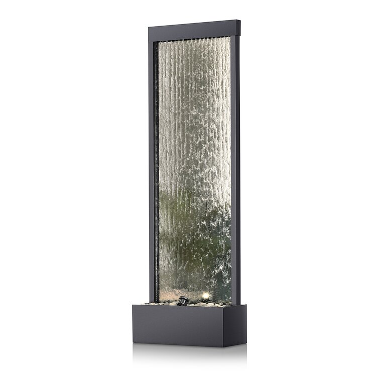 🔥Spring Clearance Sale-Mirror Waterfall Fountain With Stones and Light