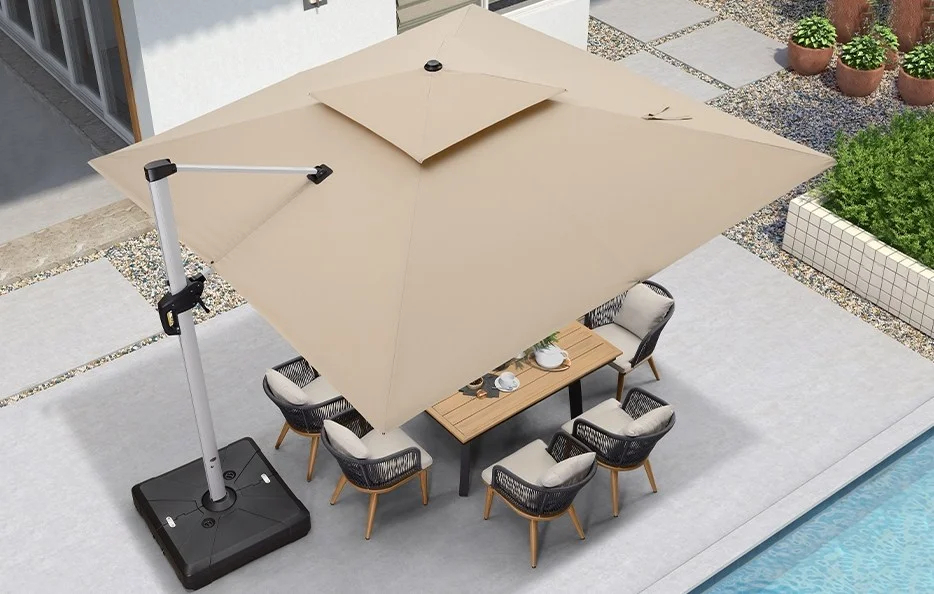 Limit one piece per personš„Clearanceš„Solar Powered LED Patio Umbrellaš„ free shipping