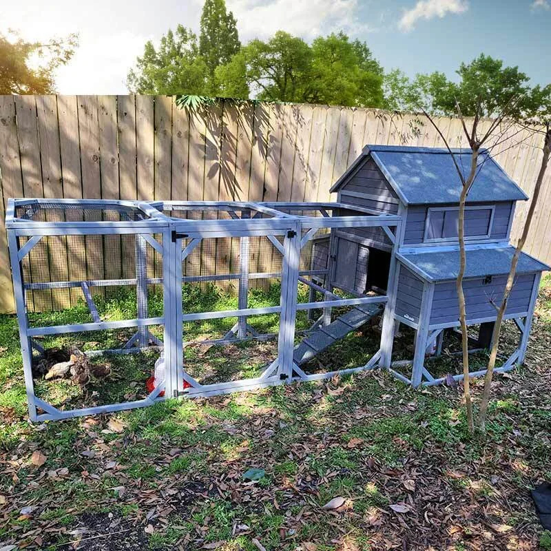 🔥Clearance Sale $39.98🔥🐔36 Square and 56 Square Feet Chicken Coop with Chicken Run