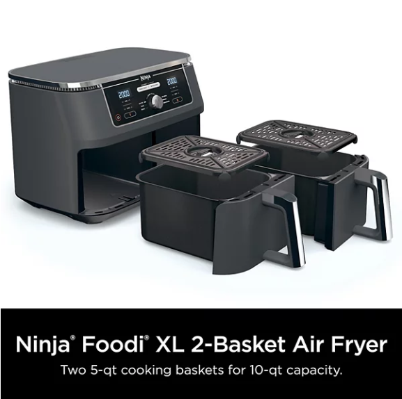 🔥XL 2-Basket Air Fryer with 6 Functions🔥