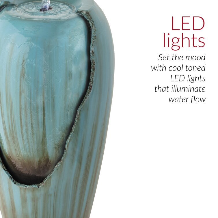 🔥Spring Clearance Sale-Gallien Fiberglass Fountain with Light