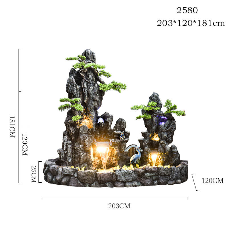 (🔥Clearance Sale) Outdoor 6-TierRainforest Waterfall Fountain with 30 LED Lights