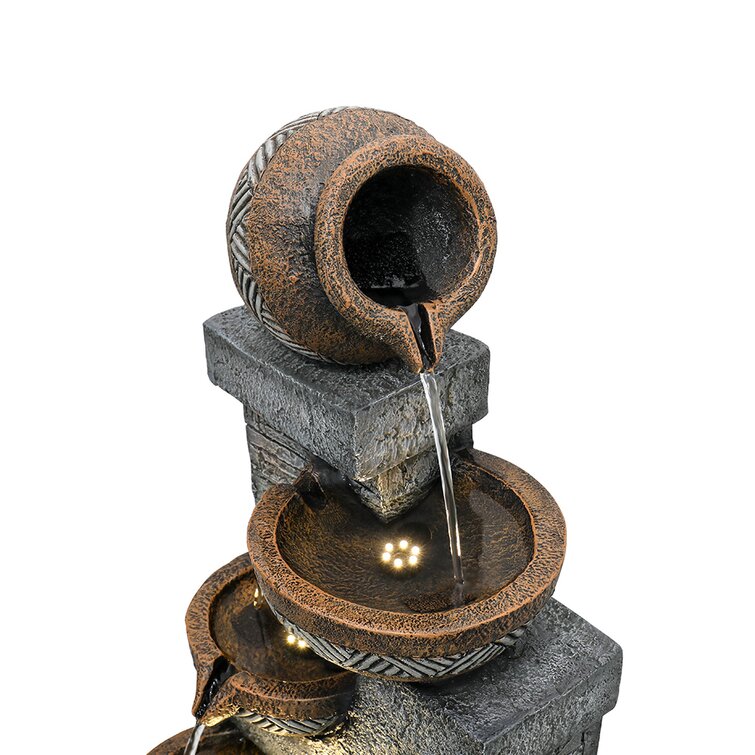 🔥Spring Clearance Sale-Parkin Resin Fountain with Light
