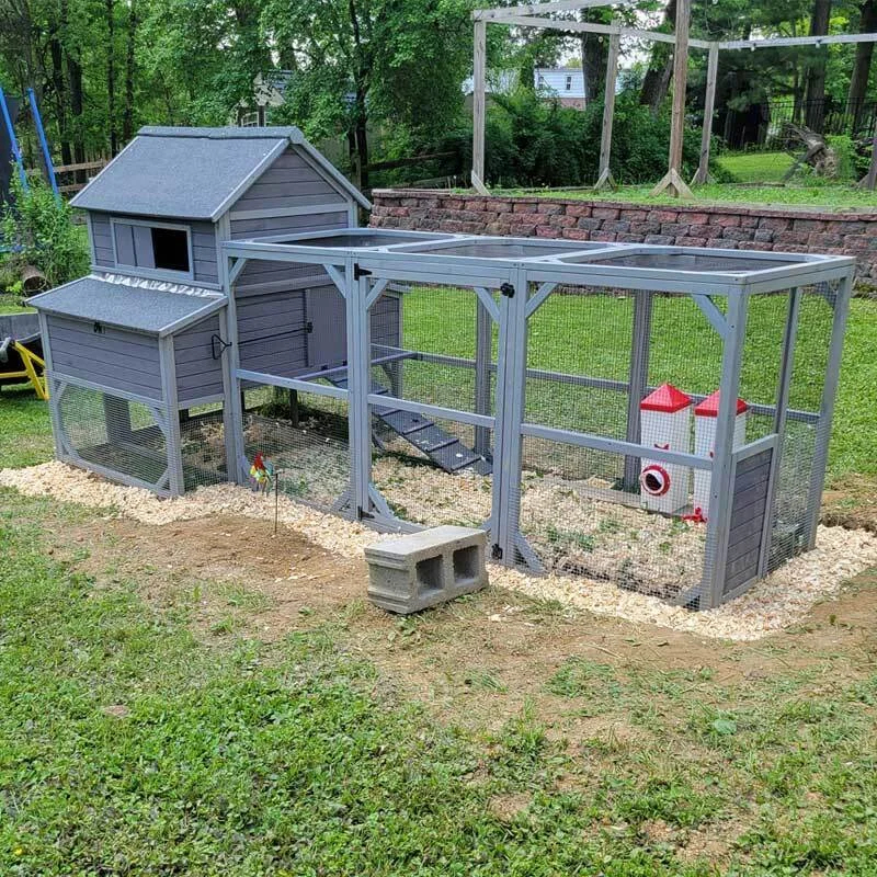 🔥Clearance Sale $39.98🔥🐔36 Square and 56 Square Feet Chicken Coop with Chicken Run