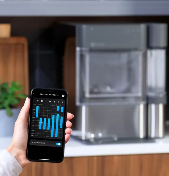 COUNTERTOP NUGGET ICE MAKER | ICE MACHINE WITH WIFI CONNECTIVITY | SMART HOME KITCHEN ESSENTIALS