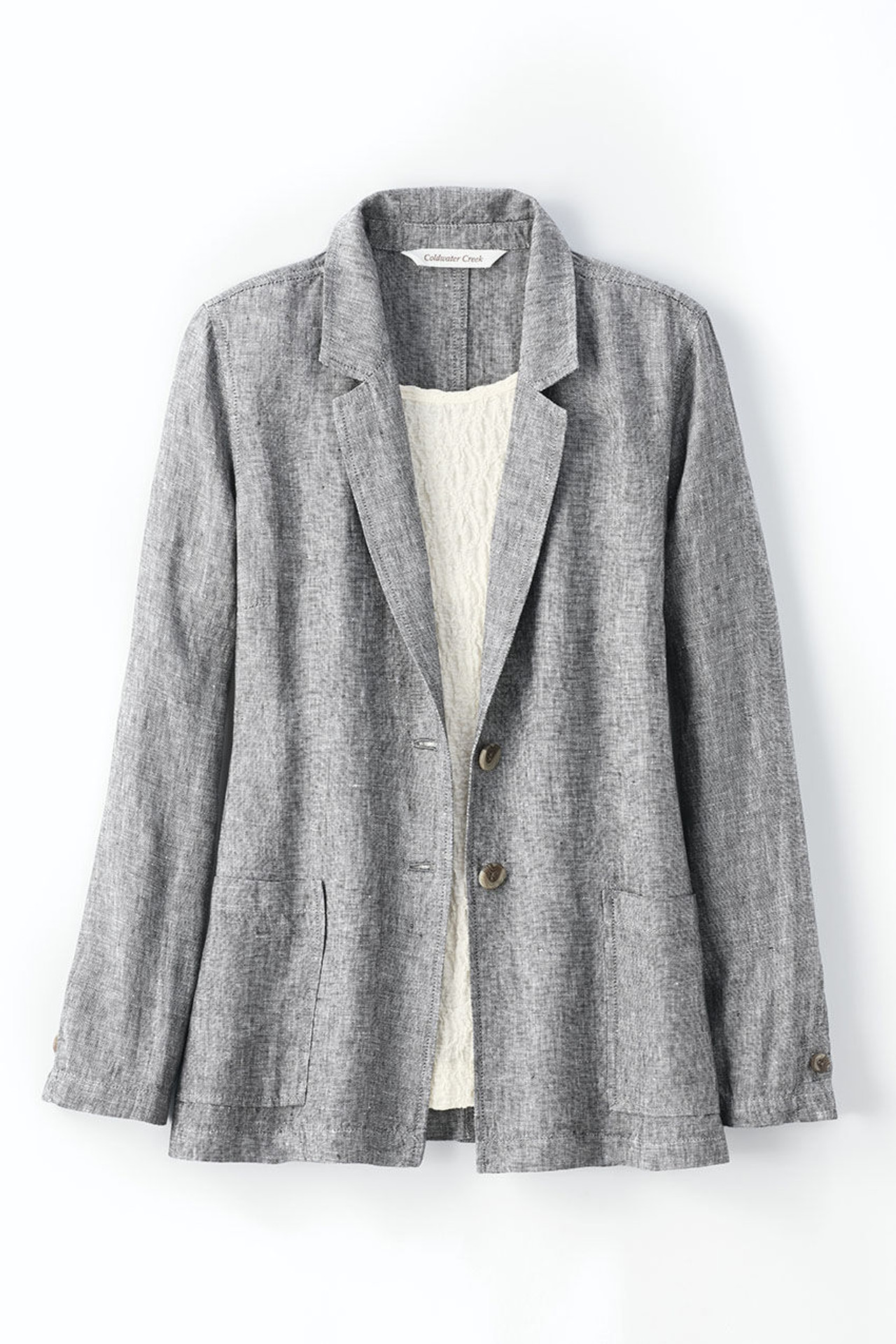 Linen Boyfriend Jacket