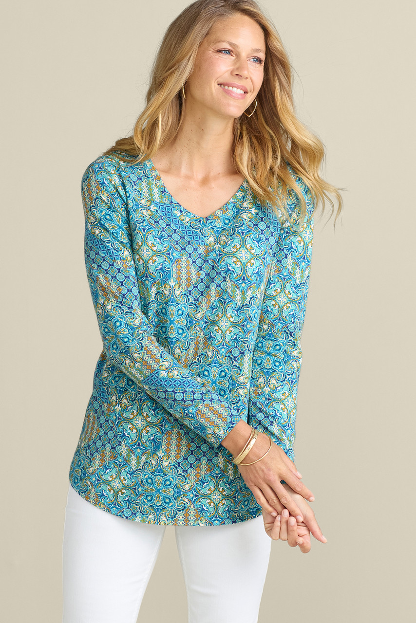 SoftEssential™ Supima® Isabel Long Sleeve Tunic