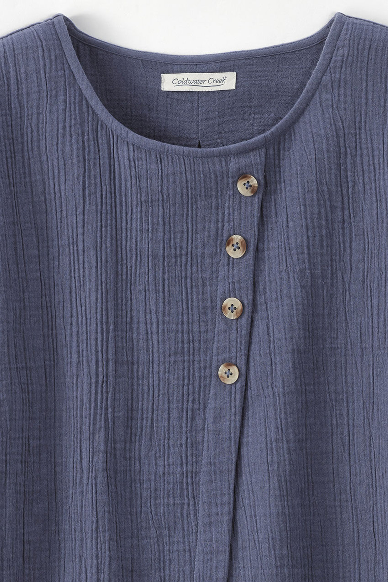 Light as Air Gauze Pullover Tunic Top