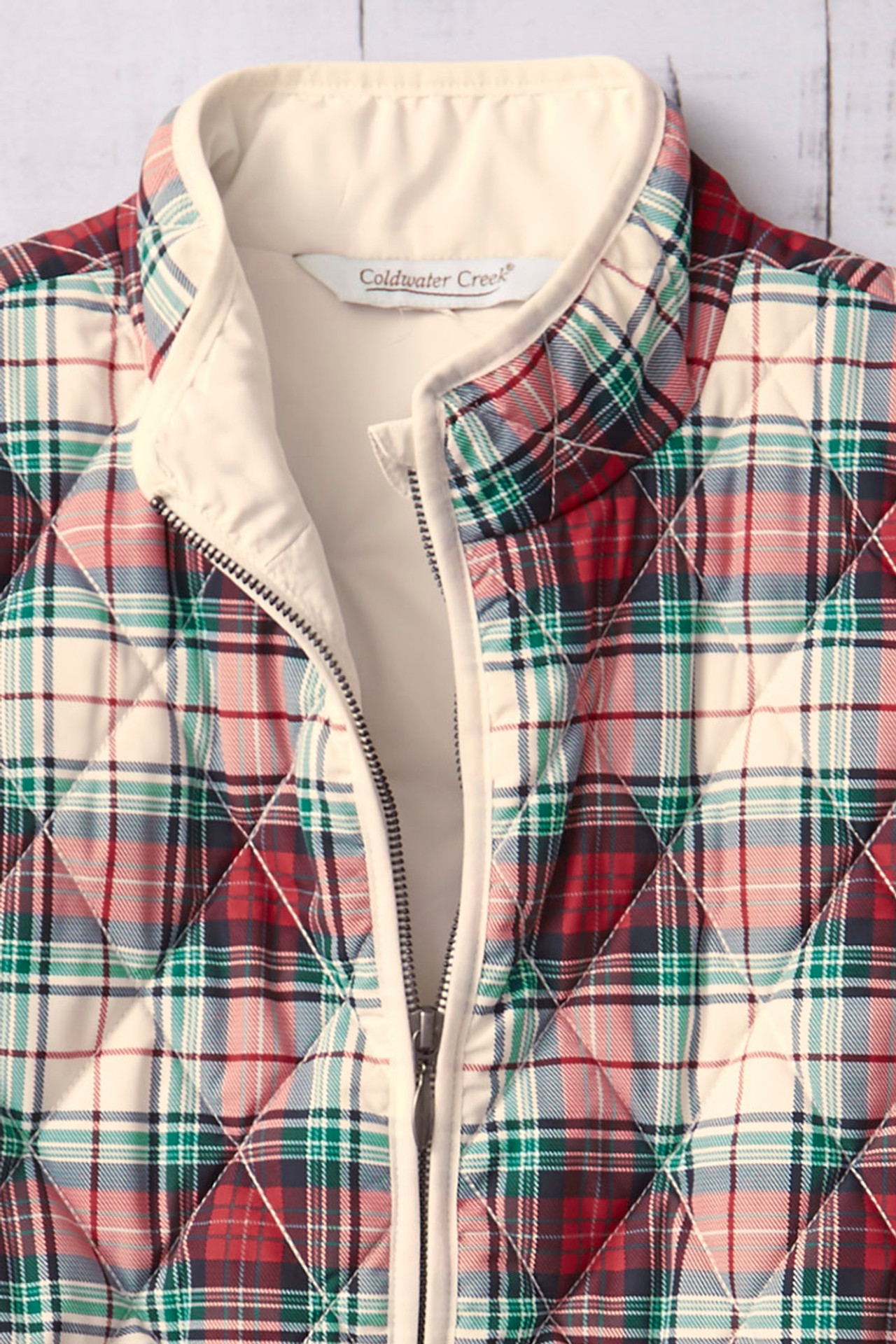 Plaid Tidings Vest for All Seasons