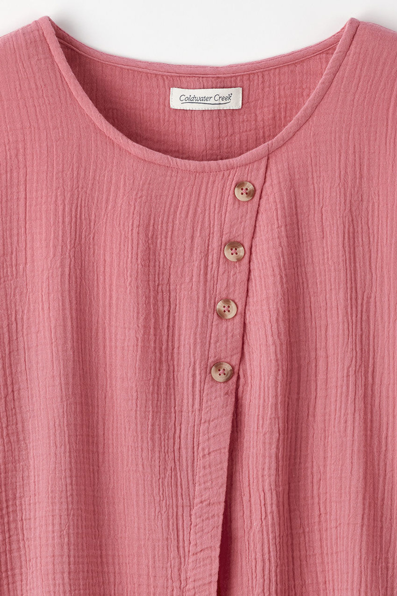 Light as Air Gauze Pullover Tunic Top