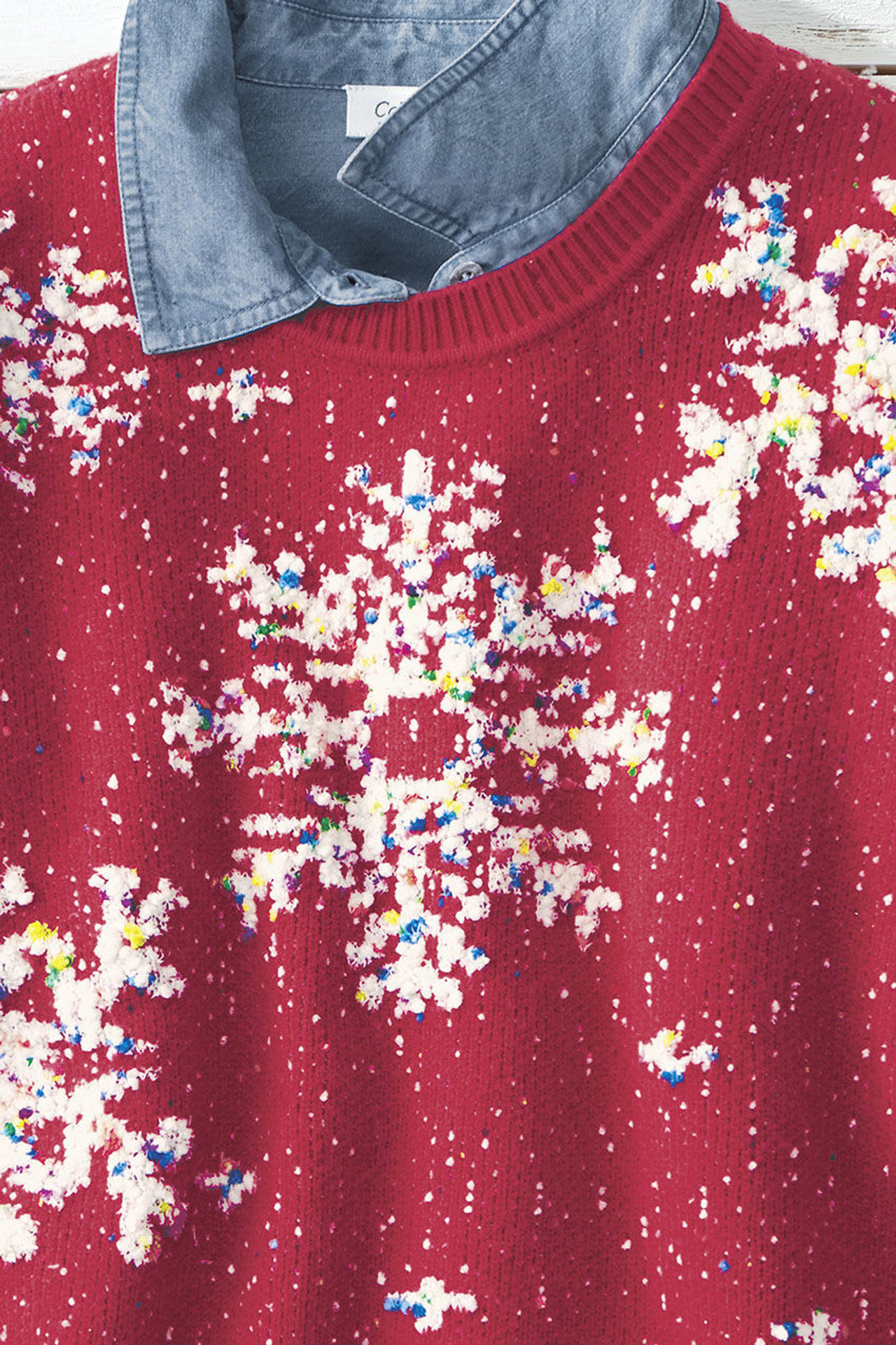 Snowflake Boucle Pullover