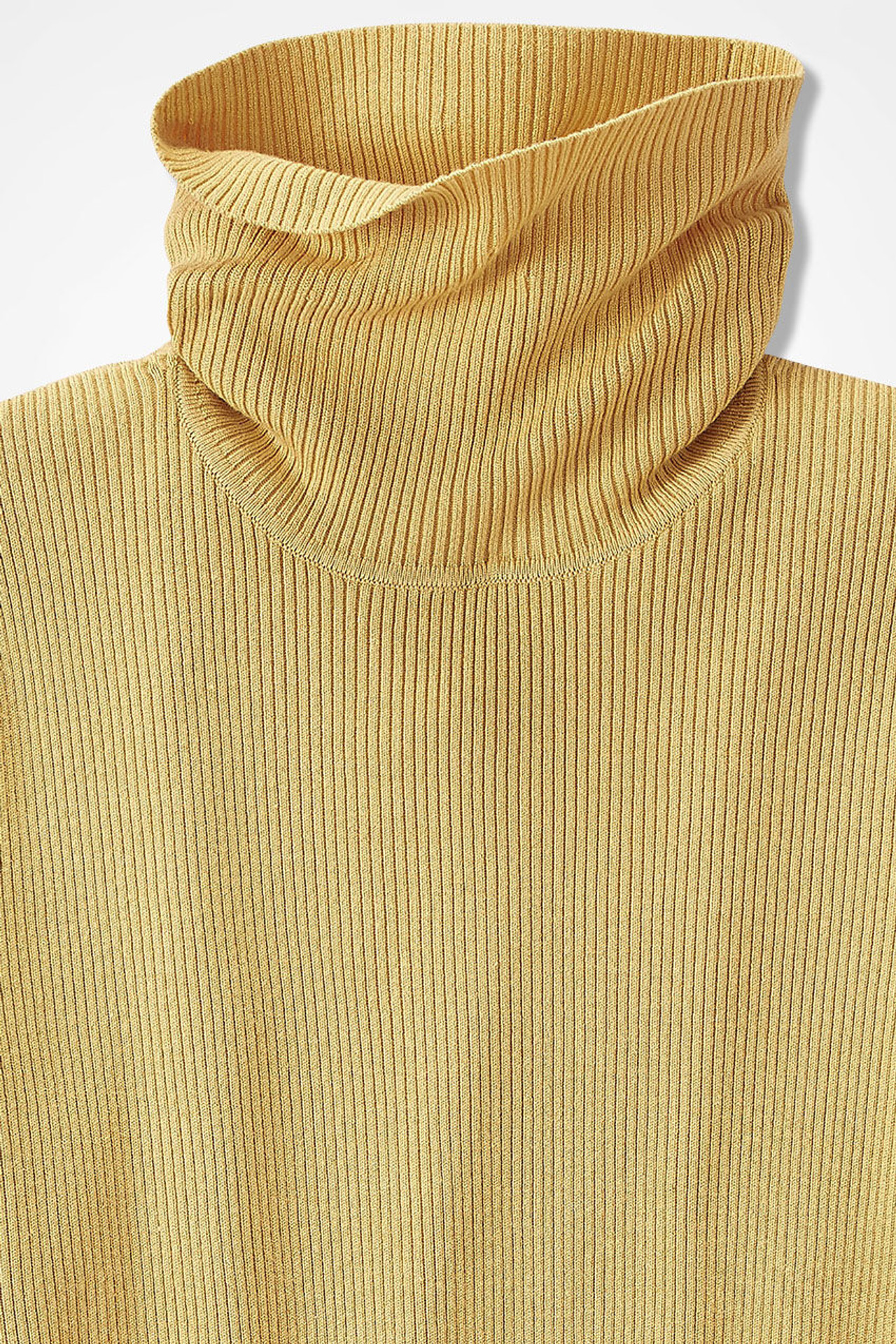 Ribbed Turtleneck Sweater
