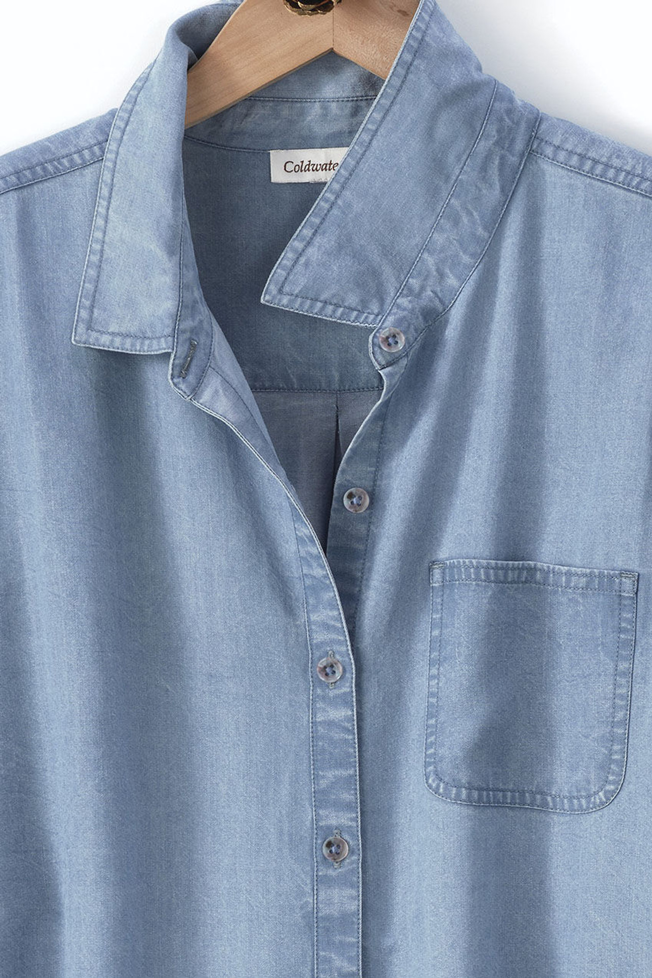 Tencel Button Front Shirt
