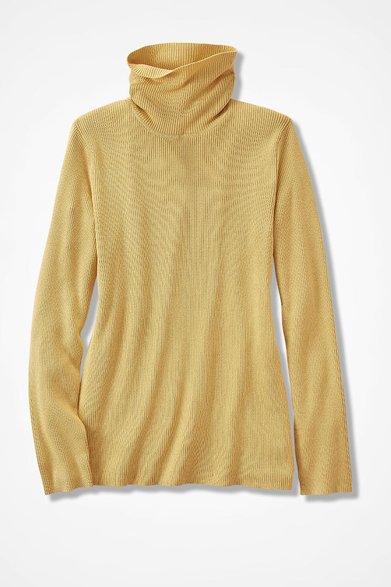 Ribbed Turtleneck Sweater