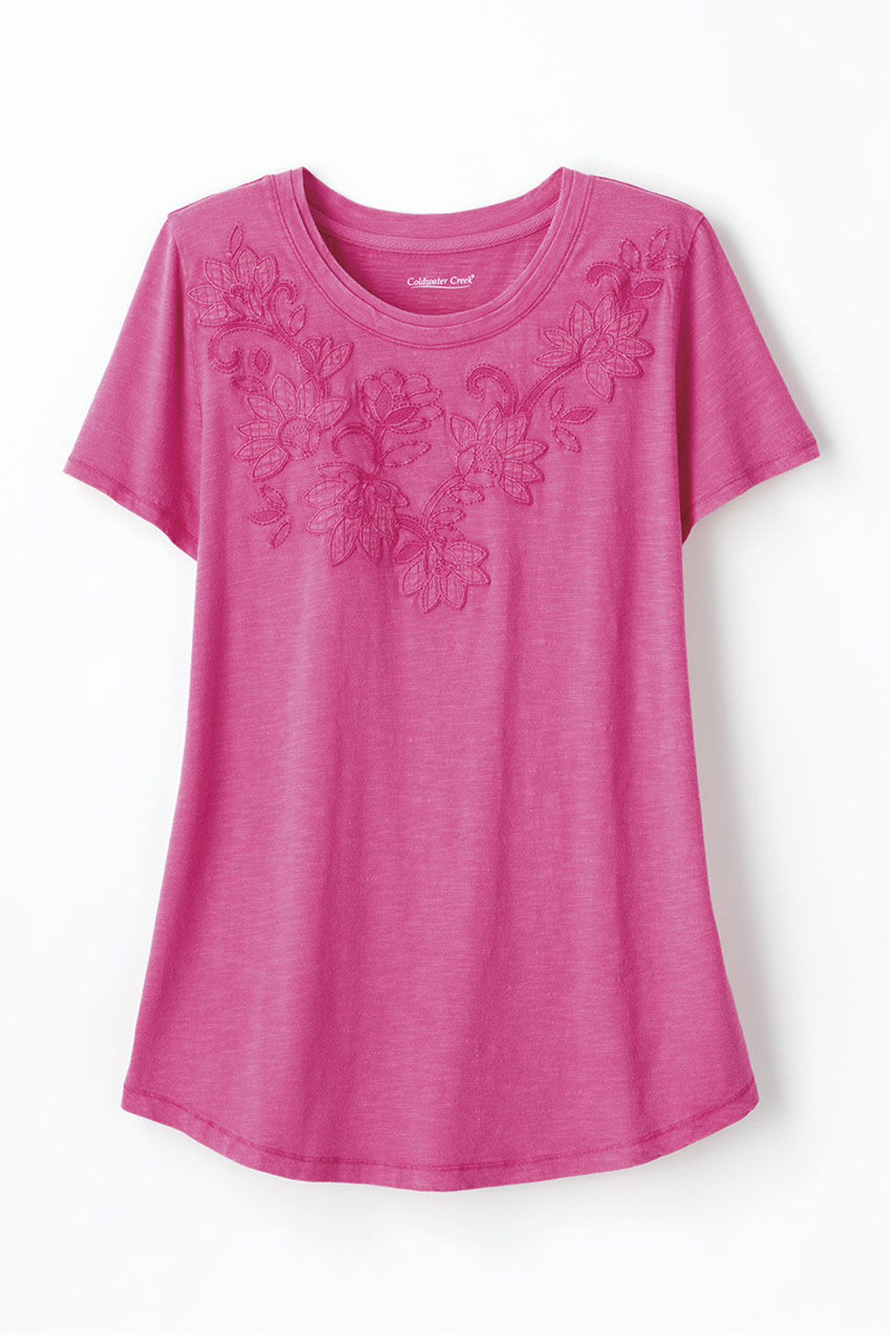 Swirling Petals Slub Tee