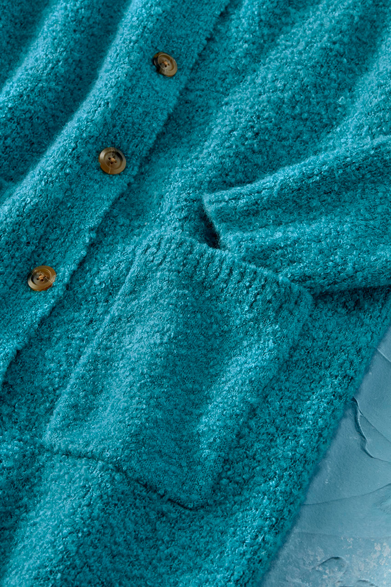 Boucl  Sweater Coat