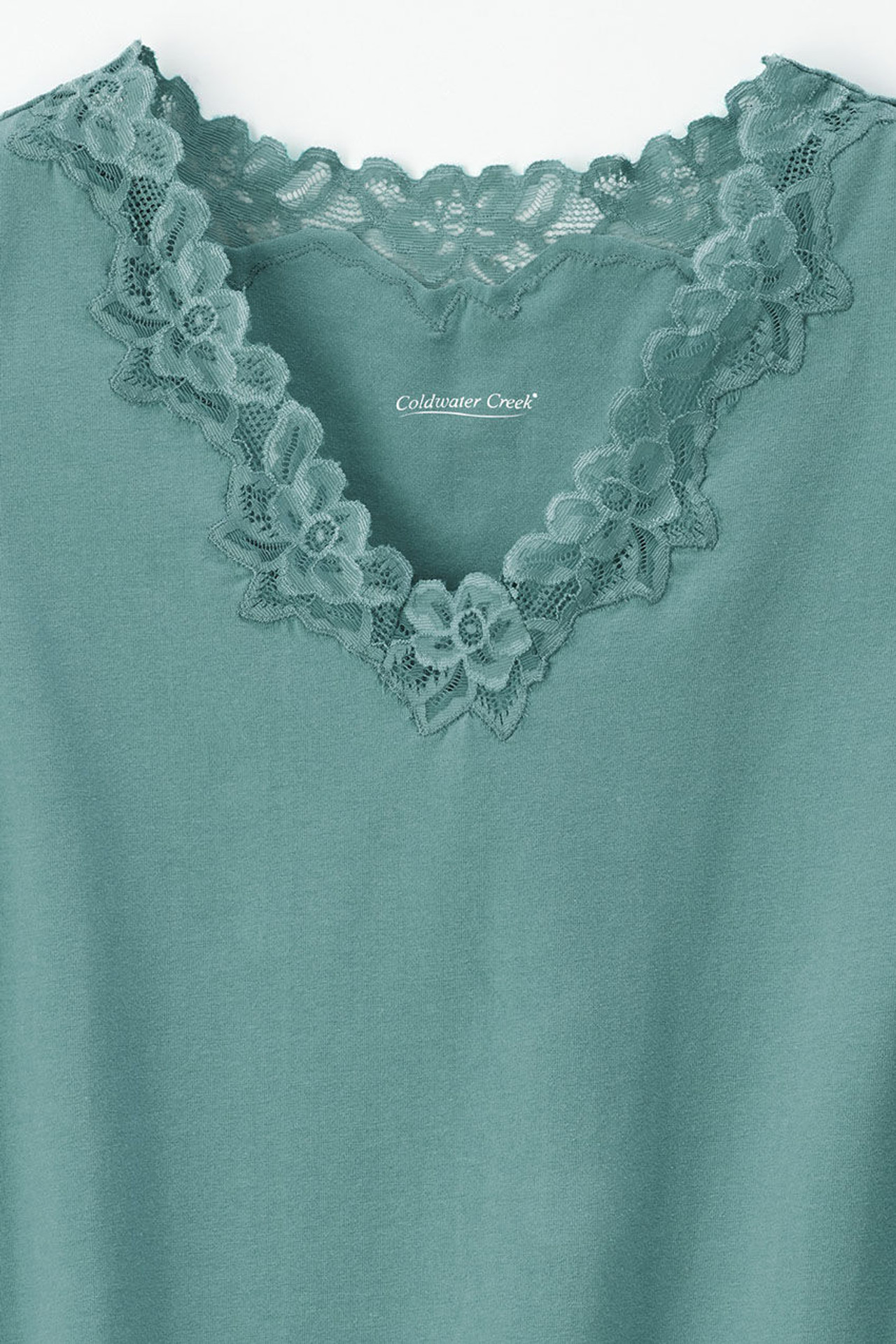 Longer Length Double Lace Tank