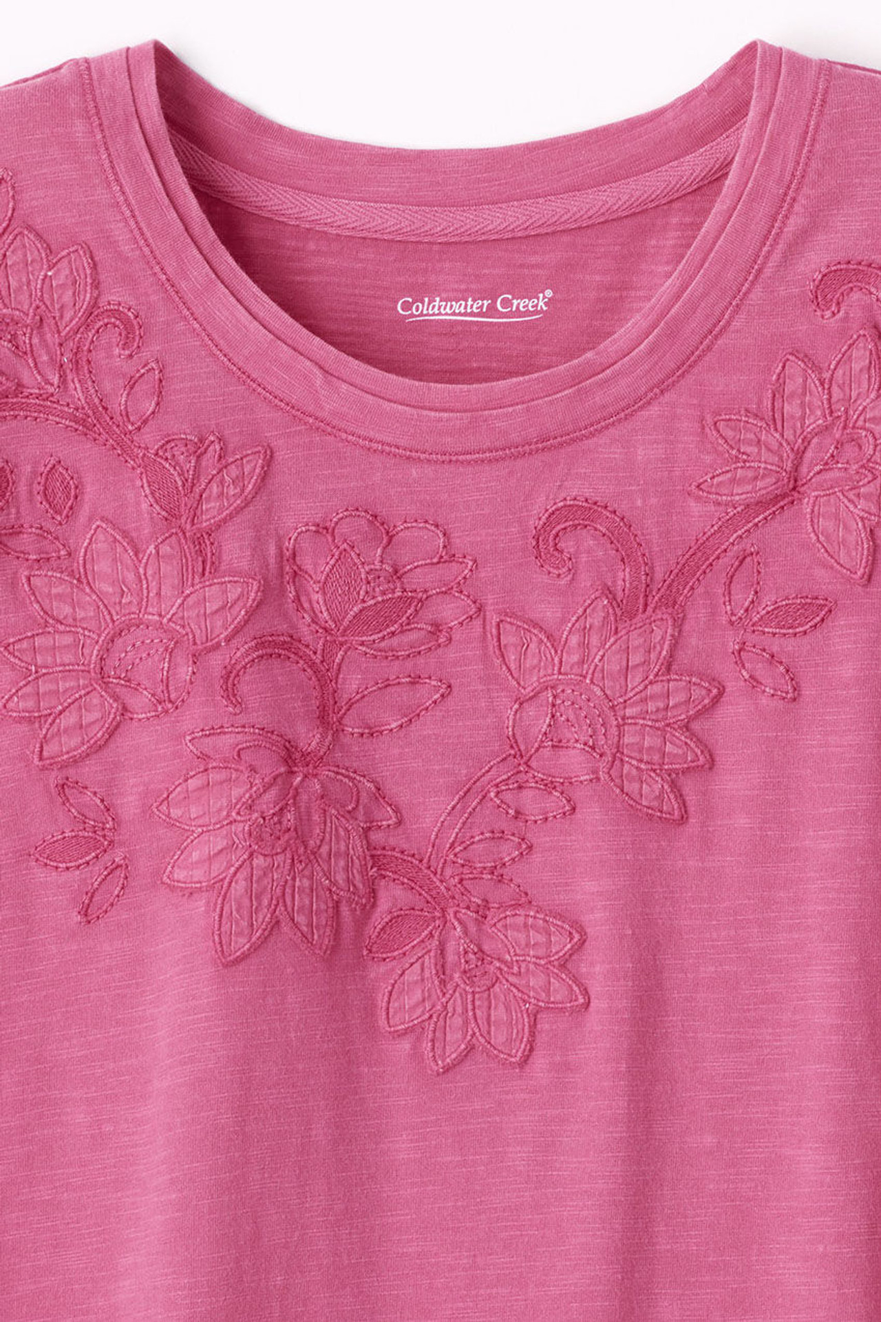 Swirling Petals Slub Tee
