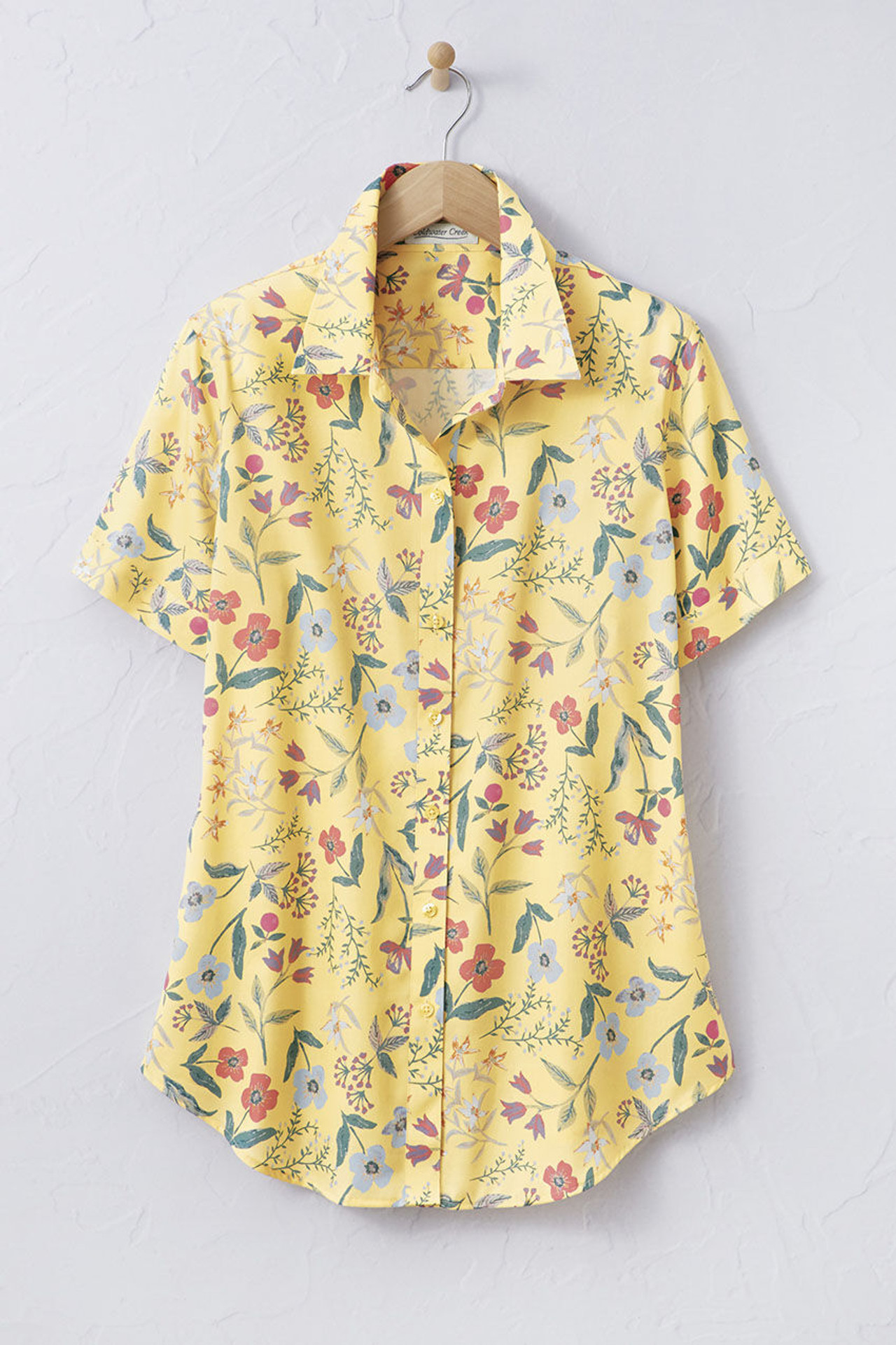 Morning Glory Stain Stop? No-Iron Shirt