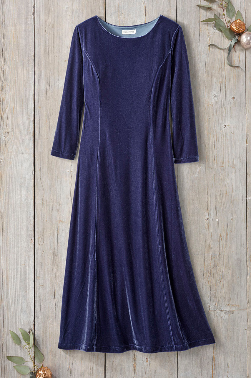 Stretch Velvet Dress