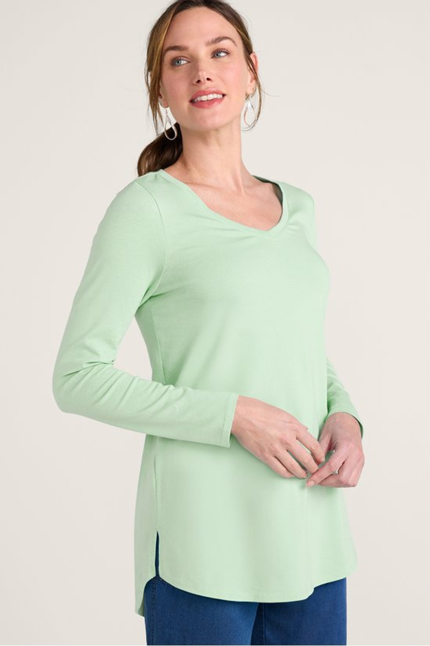 SoftEssential™ Supima® Isabel Long Sleeve Tunic