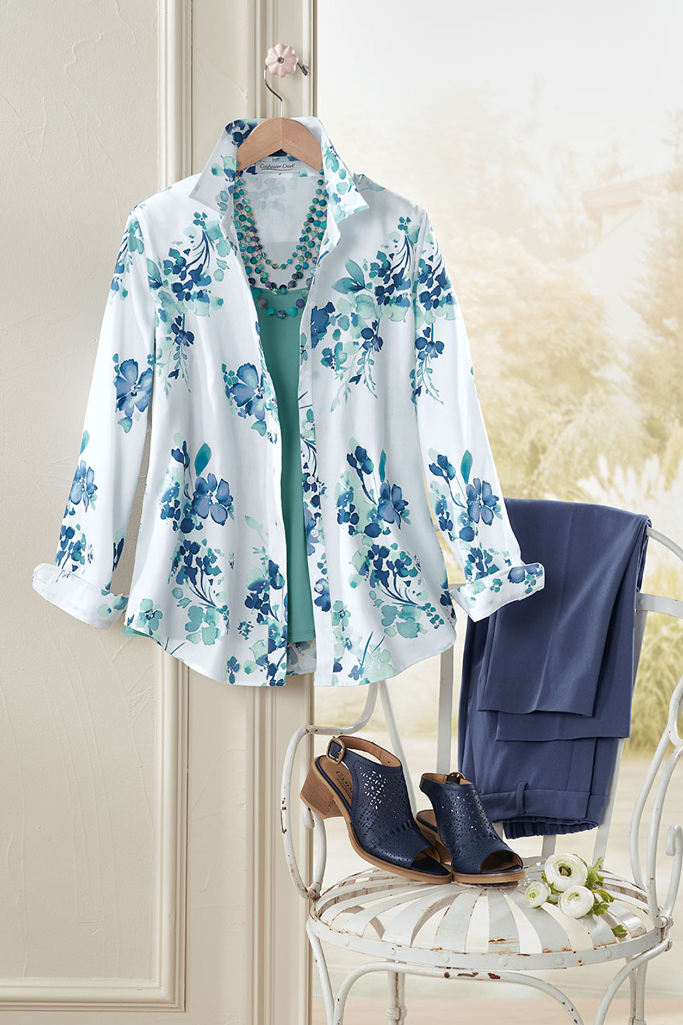 Spring Serenity No-Iron Shirt