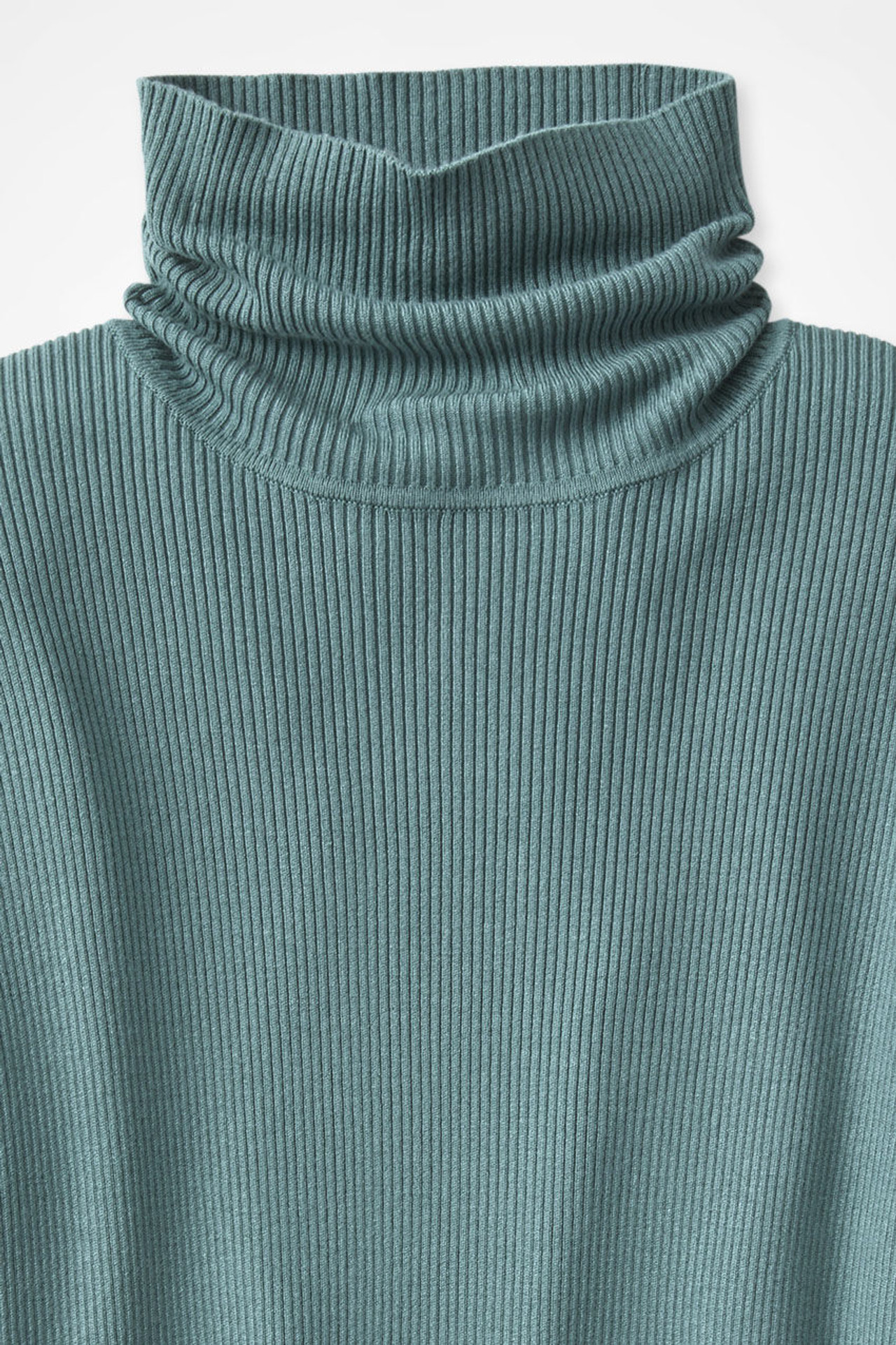 Ribbed Turtleneck Sweater
