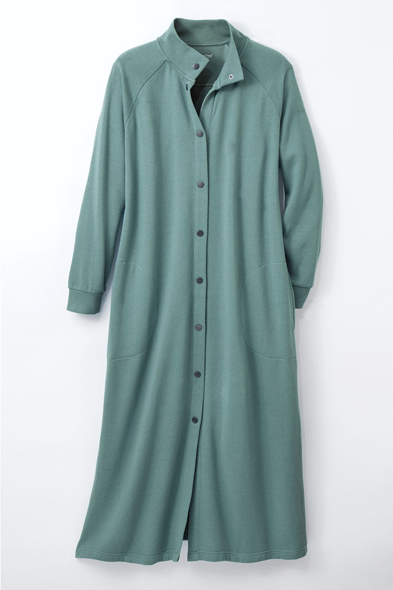 Snap-Front Sweatshirt Lounger