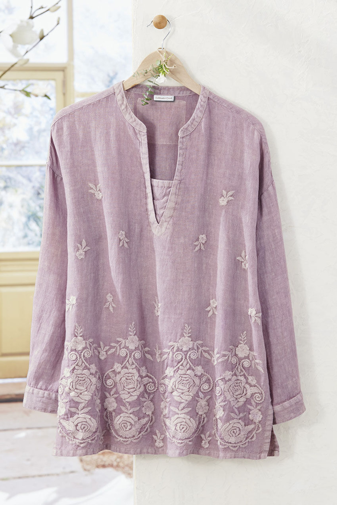 Soft Winds Embroidered Tunic