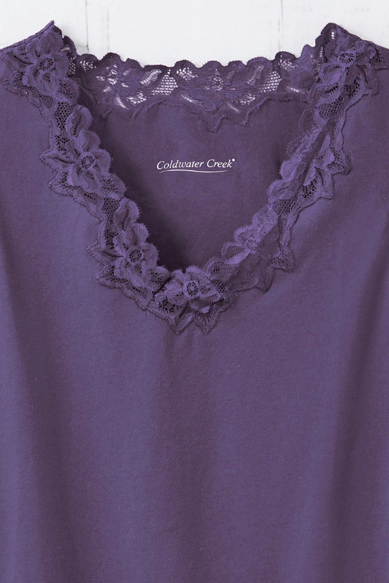 Longer Length Double Lace Tank