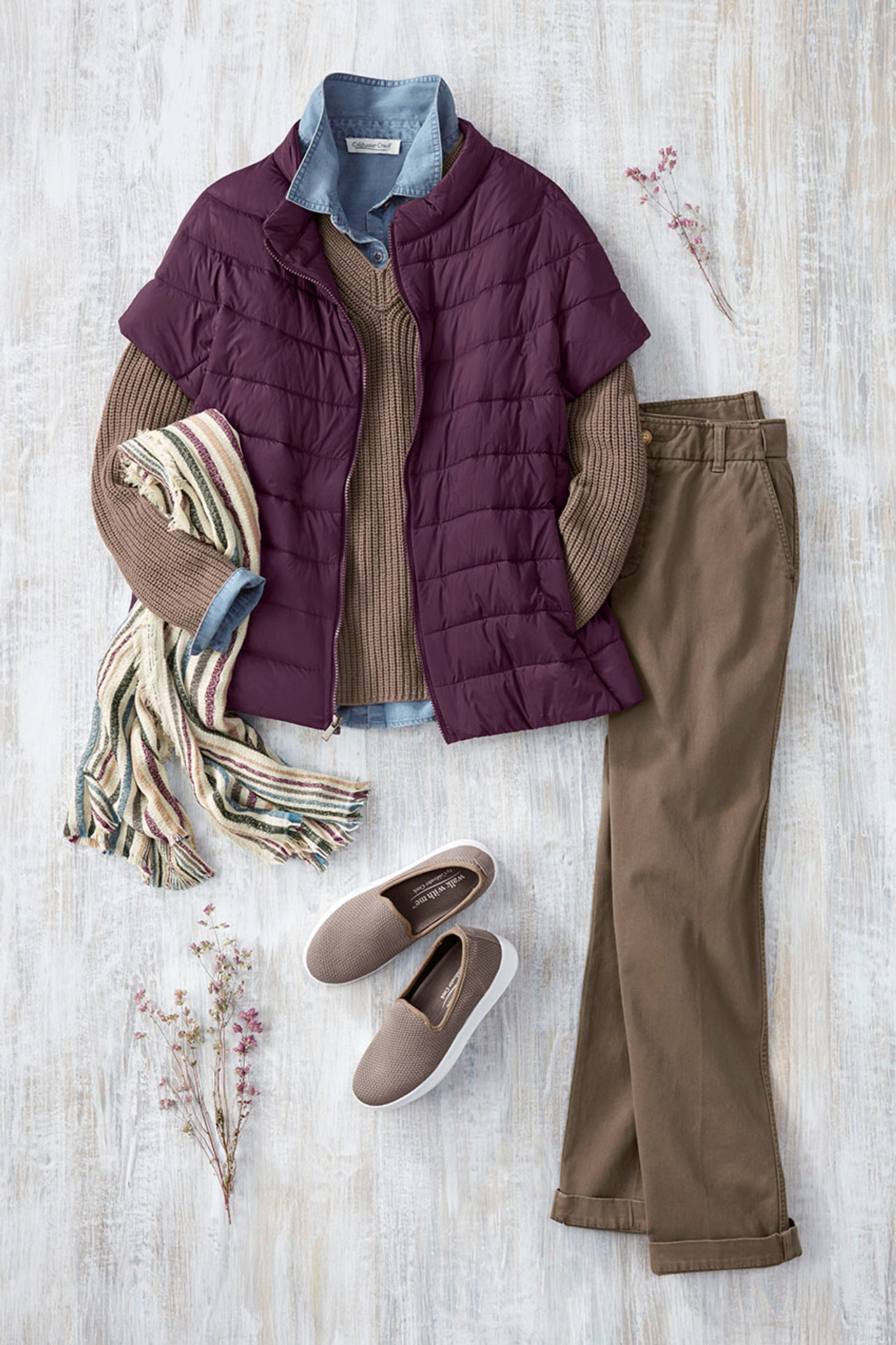 Cap-Sleeve Puffer Vest