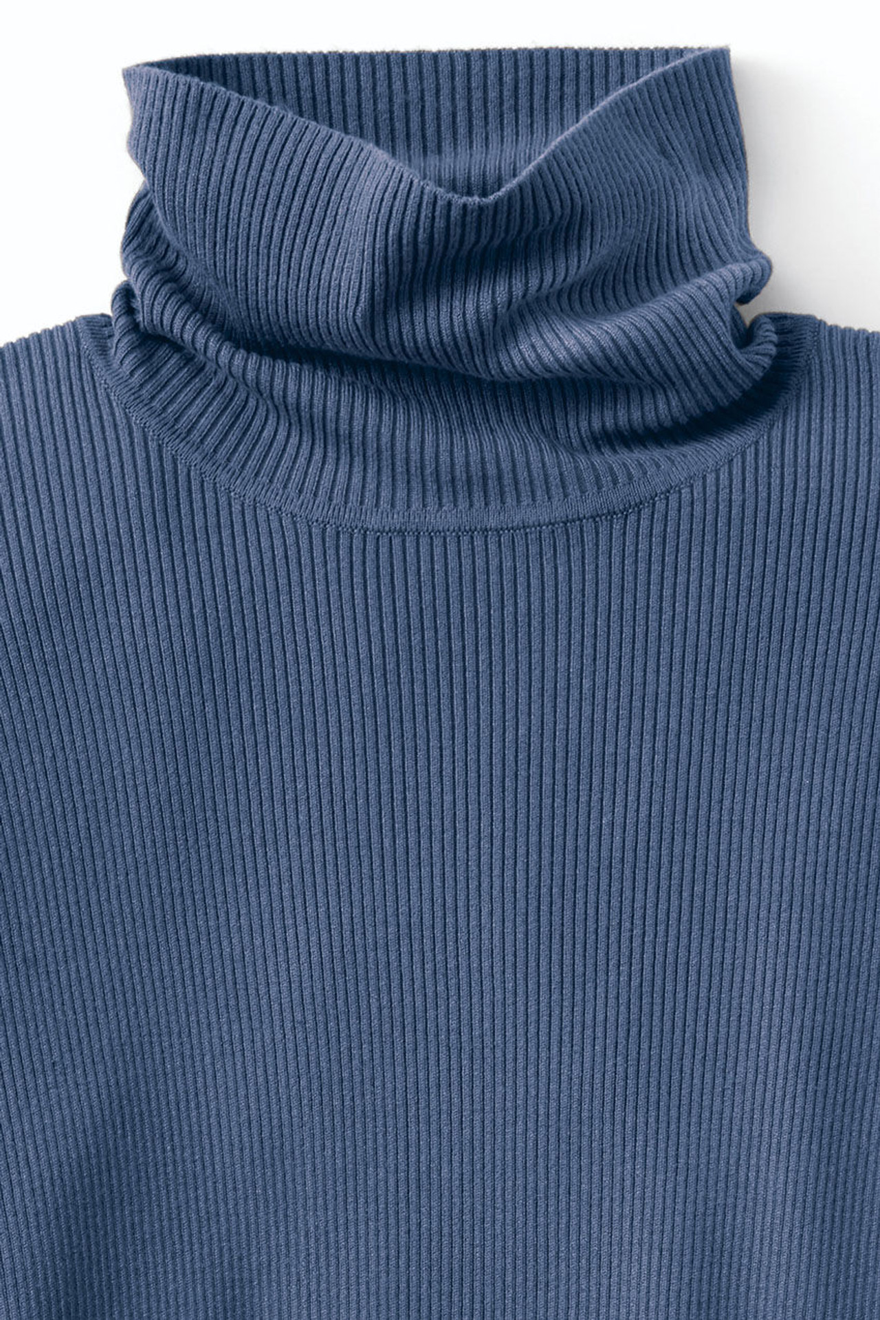 Ribbed Turtleneck Sweater