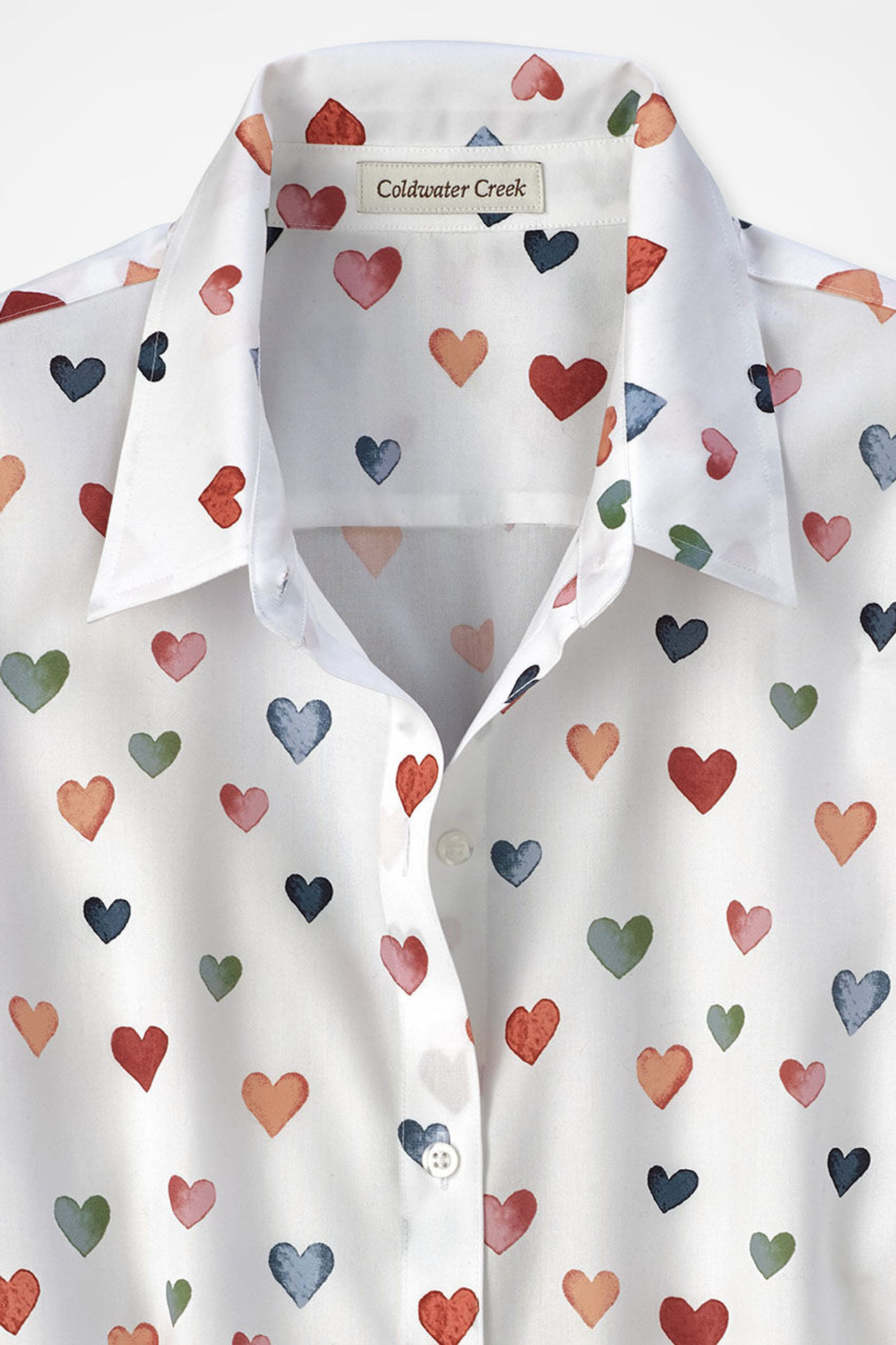 Confetti Hearts No-Iron Shirt