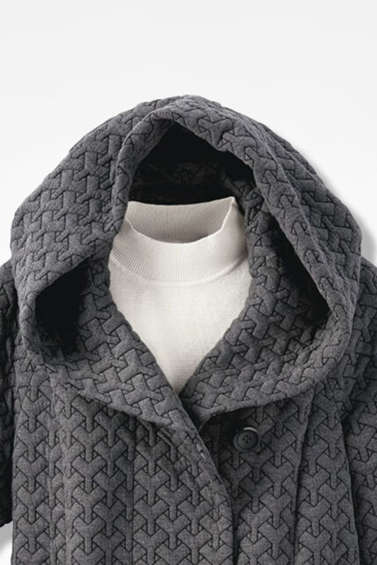 First Frost Textured Knit Coat