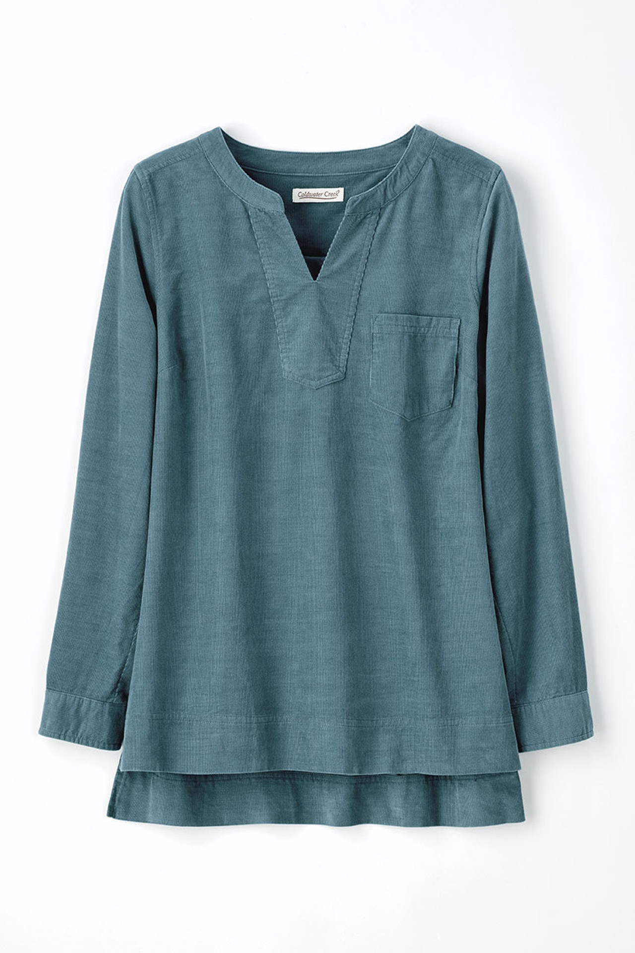 Corduroy Popover Top