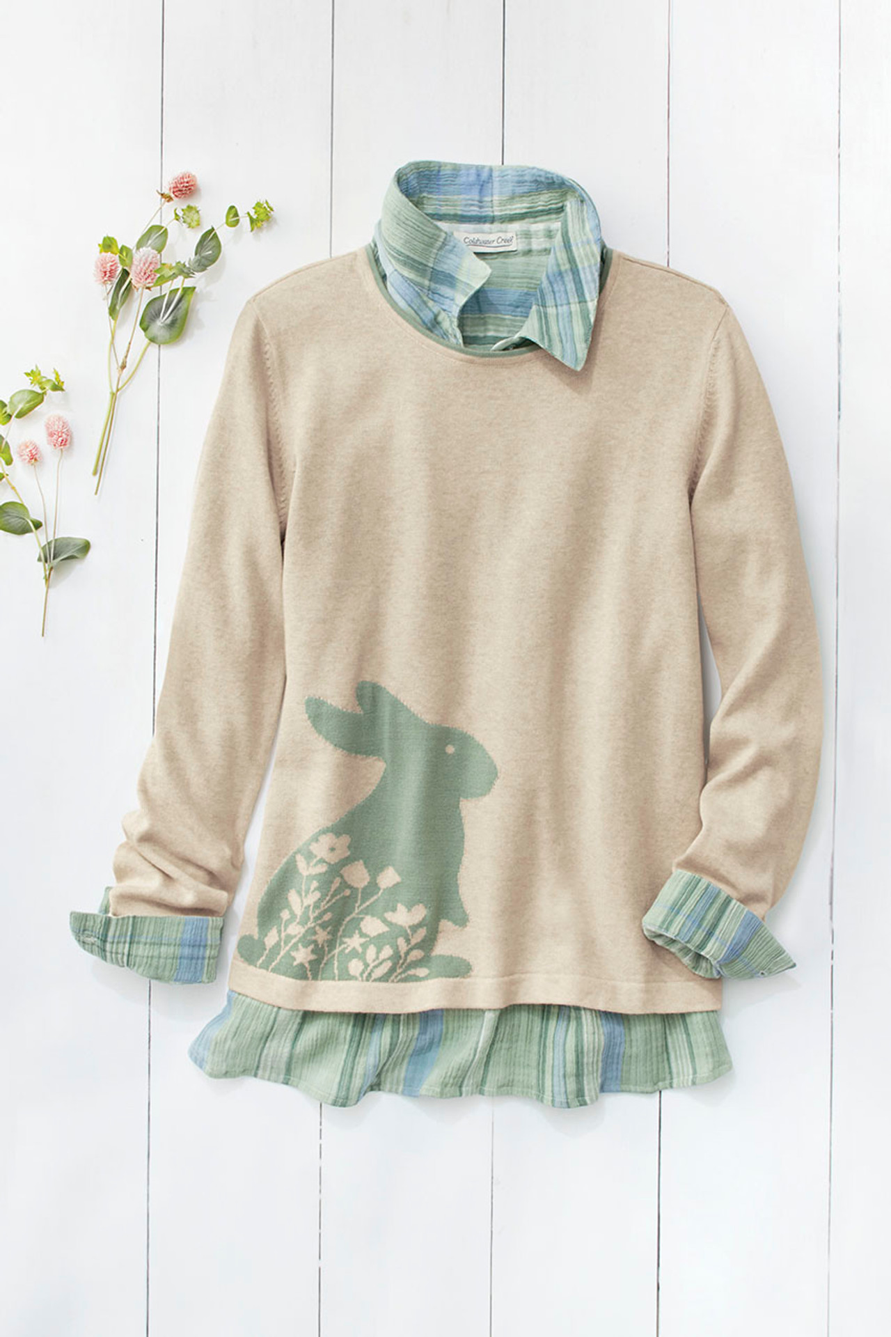 Bunny in Bloom Sweater