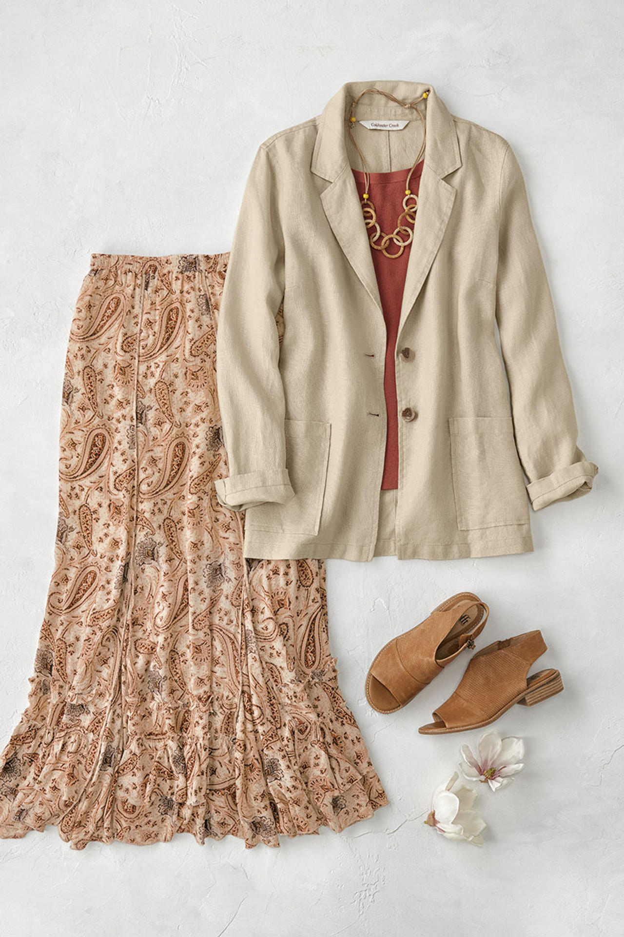 Linen Boyfriend Jacket